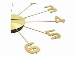 Clearance Reloj de pared de metal 50 cm ES759351 Dorado