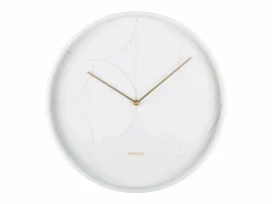 Clearance PRESENT TIME Reloj de pared Echelon Circular - - Ø40cm Blanco