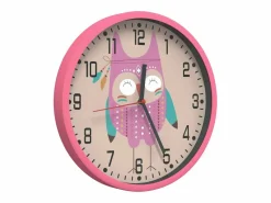 Reloj de pared poliestireno y cristal Ø25,5 cm ES800693