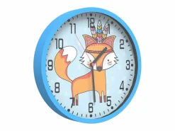 Sale Reloj de pared poliestireno y cristal Ø25,5 cm ES335383 Azul