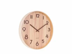 KARLSSON Reloj de pared Pure Large - Madera clara - Ø60cm