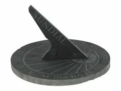 ESSCHERT DESIGN Reloj de sol en esquisto