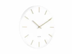 Sale KARLSSON Reloj moderno de metal Charm 30 cm Blanco