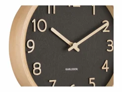 Online Reloj redondo de madera Pure 22 cm Reloj De Pared