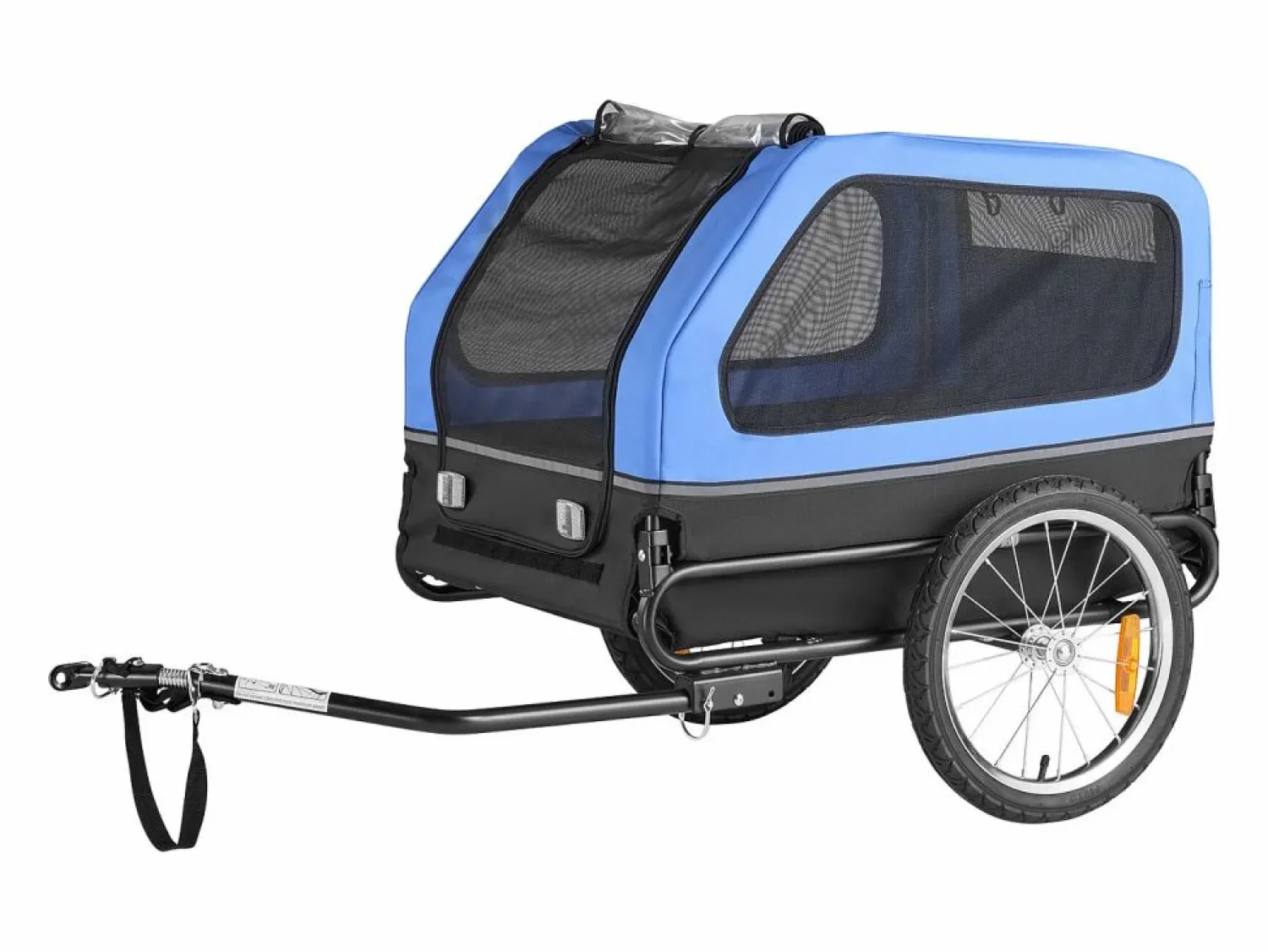 Remolque bicicleta SucceBuy para Perro, Carga 40 kg, Porta Animales de Compañía de Bicicletas, Marco Plegable Fácil con Rueda a Liberación Rápida, Reflector