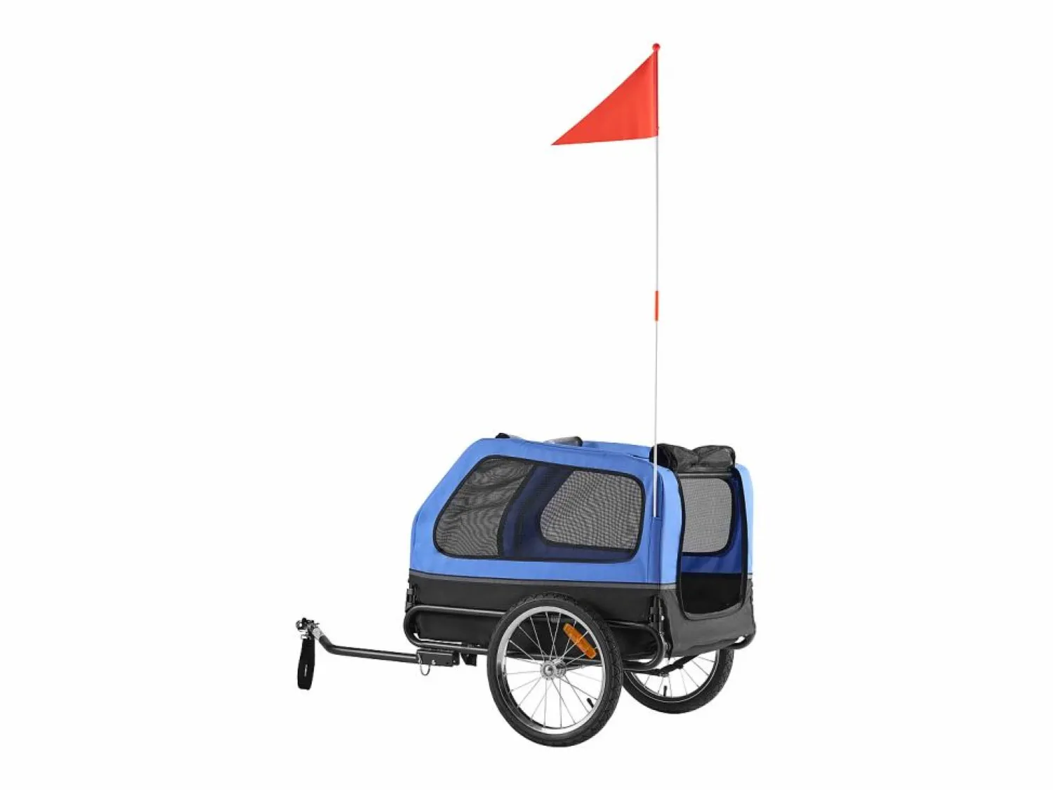 Remolque bicicleta SucceBuy para Perro, Carga 40 kg, Porta Animales de Compañía de Bicicletas, Marco Plegable Fácil con Rueda a Liberación Rápida, Reflector