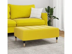 Discount Reposapiés 77x55x31 cm terciopelo Amarillo