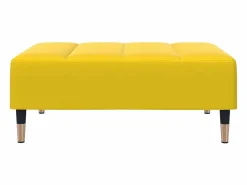 Discount Reposapiés 77x55x31 cm terciopelo Amarillo