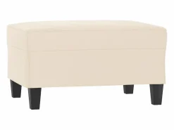 Hot Reposapiés 70x55x41 cm Tejido microfibra Beige