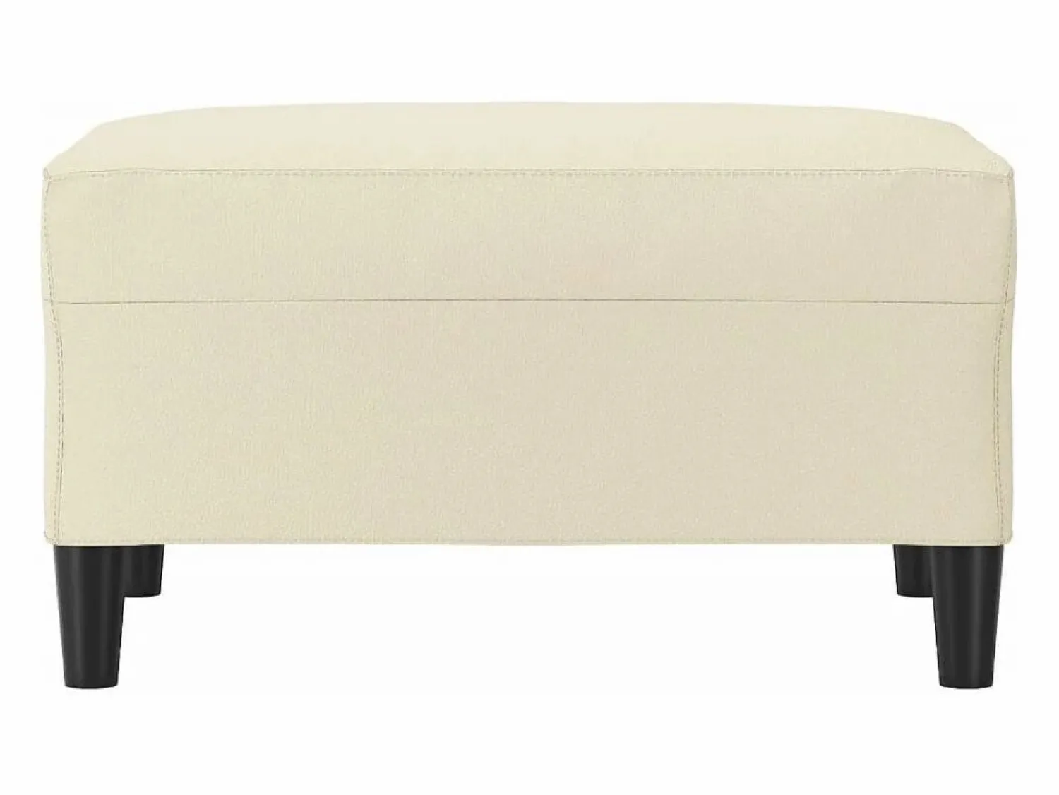 Sale Reposapiés color 70x55x41 cm Piel sintética Crema