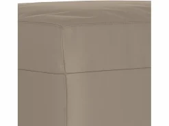 Outlet Reposapiés color topo 60x50x41 cm Tejido microfibra Gris