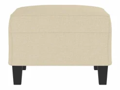 Discount Reposapiés 70x55x41 cm Tela Crema