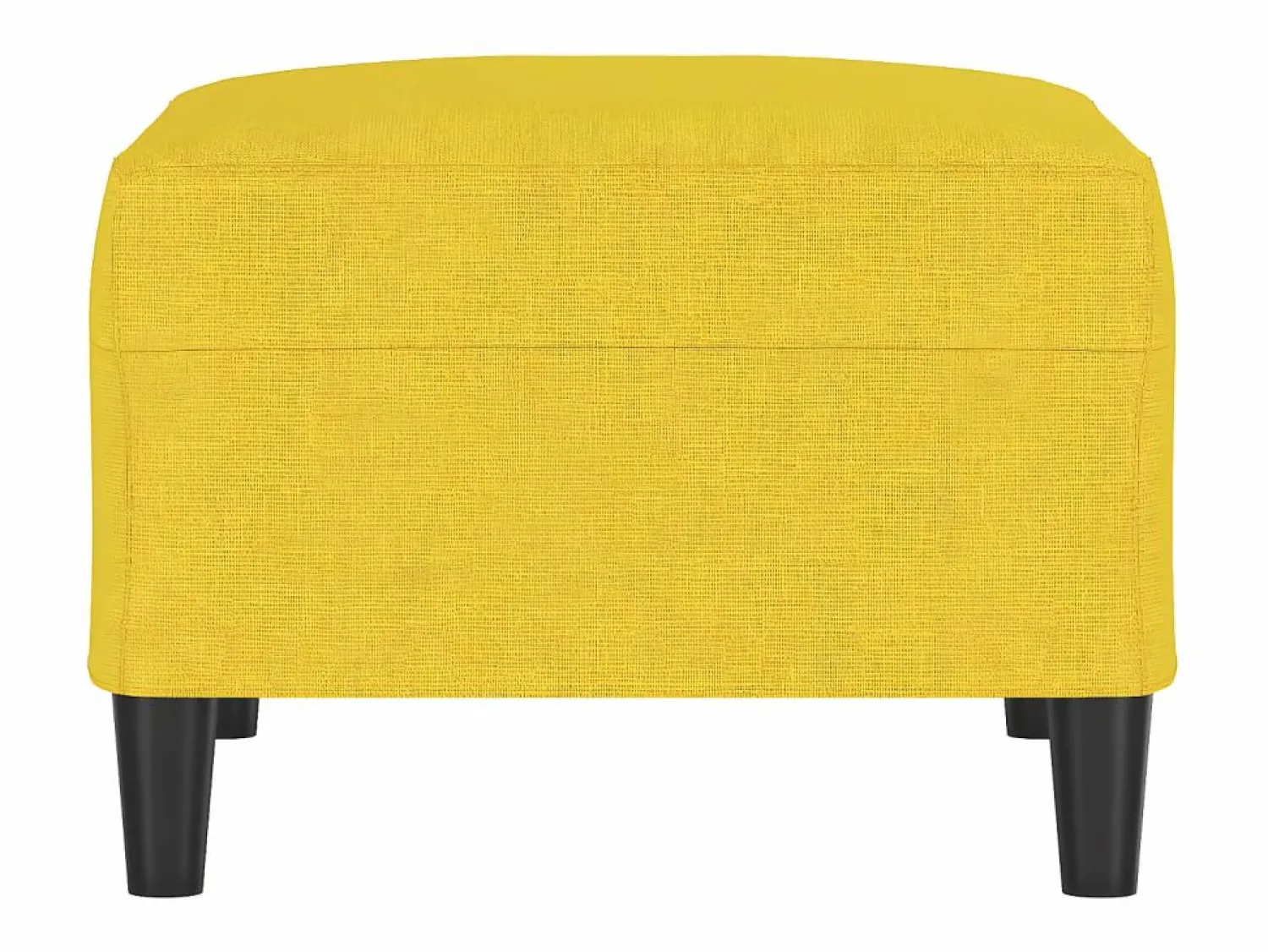 Best Reposapiés de tela claro 70x55x41 cm ES26242 Amarillo