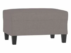 Sale Reposapiés de tela color topo 70x55x41 cm Gris