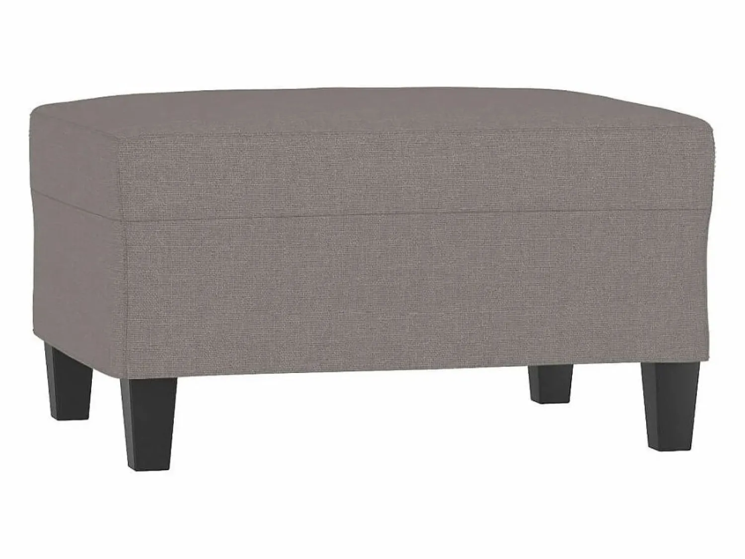Sale Reposapiés de tela color topo 70x55x41 cm Gris