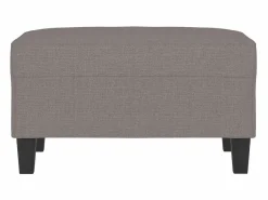 Sale Reposapiés de tela color topo 70x55x41 cm Gris