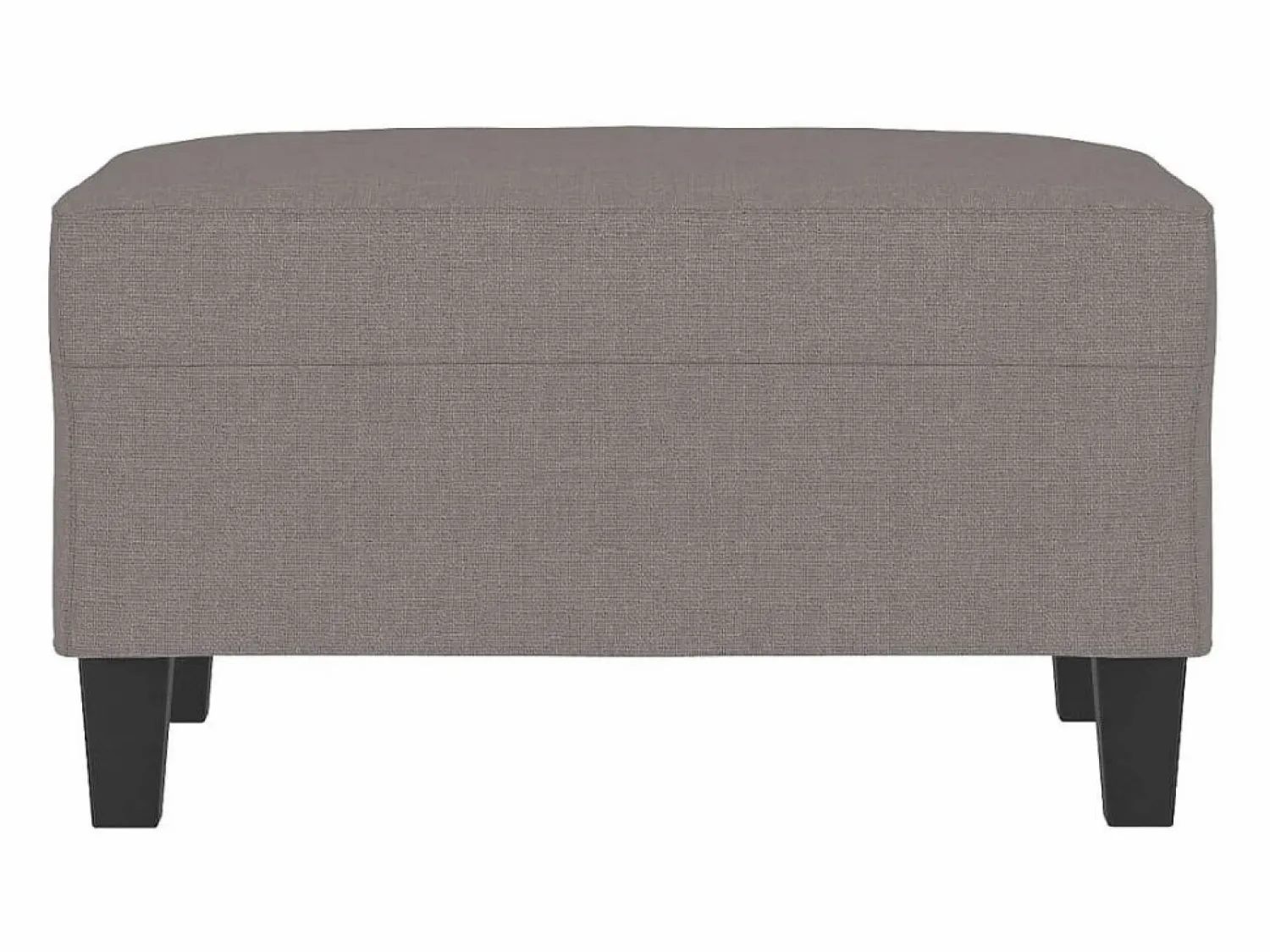 Sale Reposapiés de tela color topo 70x55x41 cm Gris