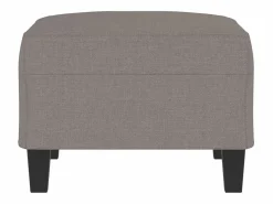 Sale Reposapiés de tela color topo 70x55x41 cm Gris