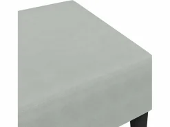 Reposapiés claro 77x55x31 cm terciopelo