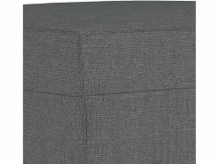 Outlet Reposapiés oscuro 70x55x41 cm Tela Gris