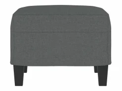 Sale Reposapiés oscuro 60x50x41 cm Tela Gris