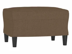 Sale Reposapiés Marrón Tela 60x50x41 cm Marru00f3n