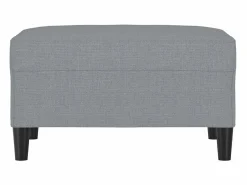 Sale Reposapiés Tela Claro 70x55x41 cm Gris