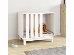 Garden Furniture Rivoli Caseta para perros madera maciza de pino 70x50x62 cm