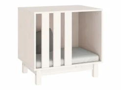 Sale Rivoli Caseta para perros madera maciza de pino 60x45x57 cm Cama De Animales De Compañía