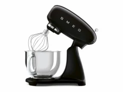 Online Smeg Robot de repostería Años 50 4,8 L 800W bol de acero inoxidable 10 velocidades vintage Negro