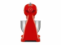 Smeg Robot de repostería SMF03RDEU 4,8L 800W con 10 velocidades y accesorios de acero inoxidable