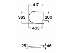 Discount ROCA Tapa y asiento de Supralit® compacto ONA caída amortiguada Blanco