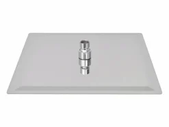 New Helloshop26 Rociador de ducha cuadrado de acero inoxidable de 30x30 cm 02_0003092 Gris