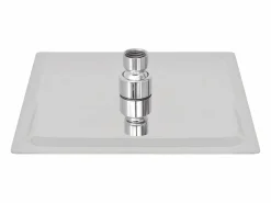 Clearance Helloshop26 Rociador de ducha cuadrado de acero inoxidable de 20 x 20 cm 02_0003090 Gris