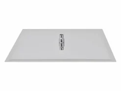 Clearance Helloshop26 Rociador de ducha cuadrado de acero inoxidable de 50 x 50 cm 02_0003094 Gris