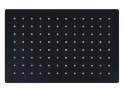 New Rociador de ducha de lluvia cabezal de ducha accesorio de baño acero inoxidable 30 x 20 cm rectangular negro 02_0002082 Alcachofa De Ducha, Cabezal