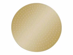 Helloshop26 Rociador de ducha de lluvia de acero inoxidable 40 cm redondo acabado dorado 02_0002088