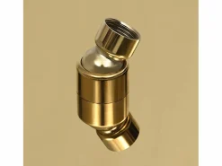 Sale Rociador de ducha de lluvia cabezal de ducha accesorio de baño acero inoxidable 50 x 50 cm cuadrado dorado 02_0002094 Alcachofa De Ducha, Cabezal