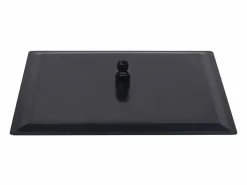 Discount Rociador de ducha de lluvia cabezal de ducha accesorio de baño acero inoxidable 50 x 50 cm cuadrado negro 02_0002081 Alcachofa De Ducha, Cabezal
