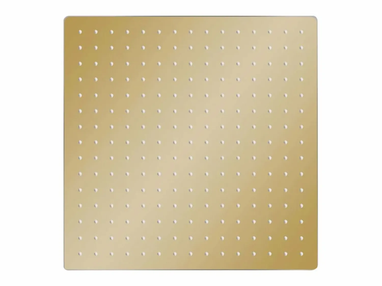 Hot Helloshop26 Rociador de ducha de lluvia de acero inoxidable 40 x 40 cm cuadrado acabado dorado 02_0002093 Gris