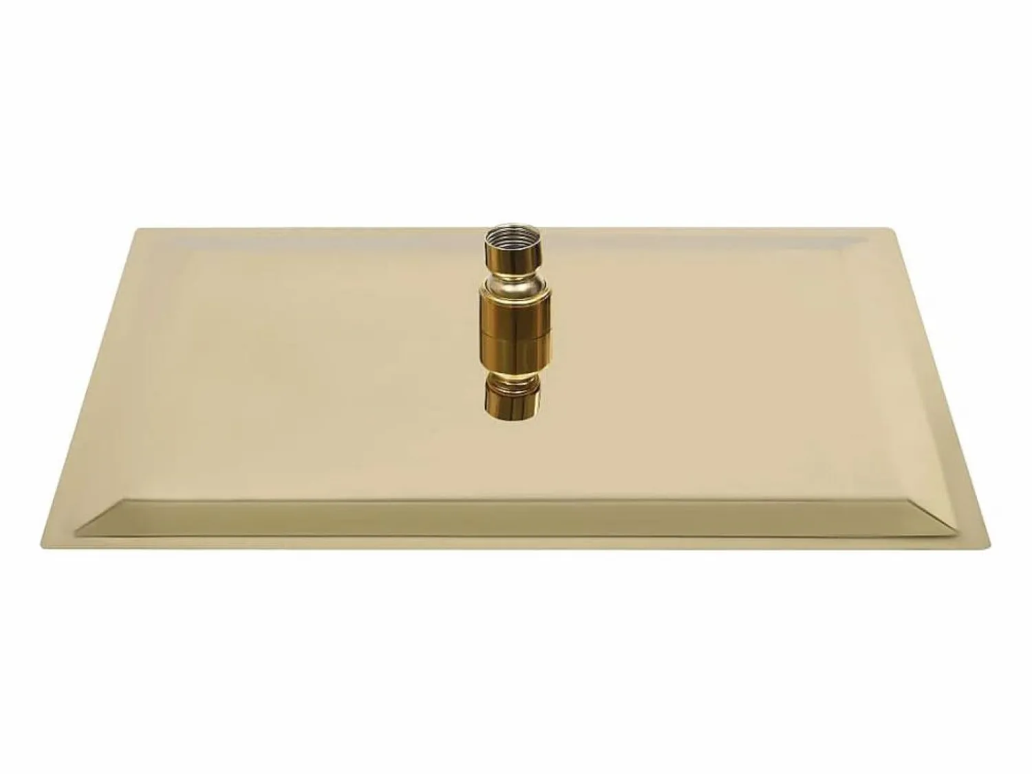 Hot Helloshop26 Rociador de ducha de lluvia de acero inoxidable 40 x 40 cm cuadrado acabado dorado 02_0002093 Gris