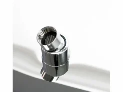 Helloshop26 Rociador de ducha redondo con chorro de lluvia 25 cm acero inoxidable 16_0000629
