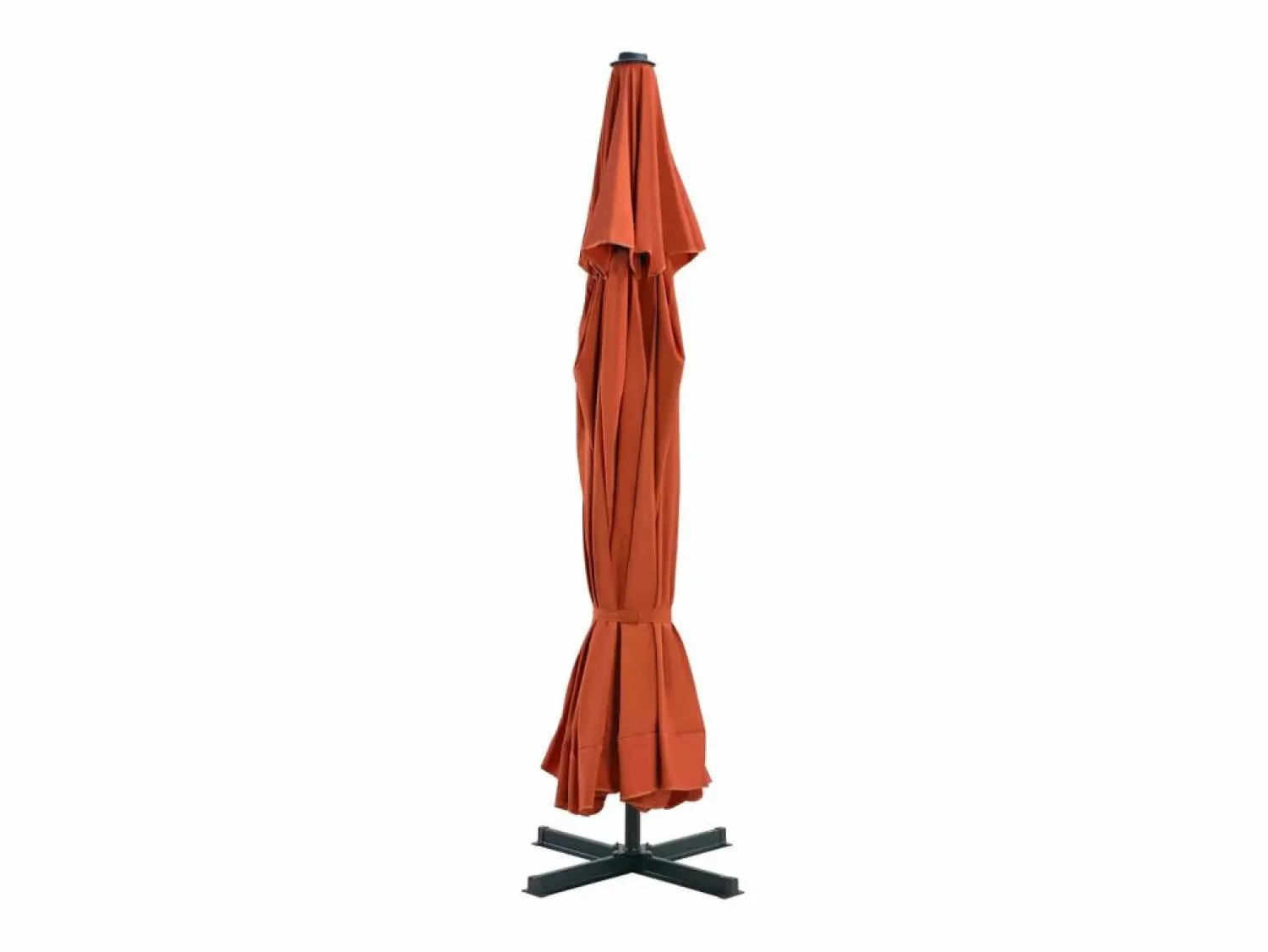 Garden Furniture Roeland Sombrilla de jardín con palo de aluminio 500 cm terracota