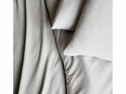 Hot Sweeek Ropa de cama de gasa de algodón claro, 2 plazas Gris