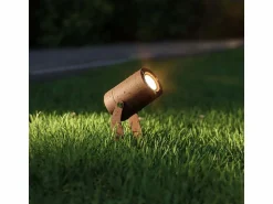 Sair XL - Foco LED redondo de 20 W IP65 3000 K - Luz de jardín para plantas o setos h38cm - Beneito faure