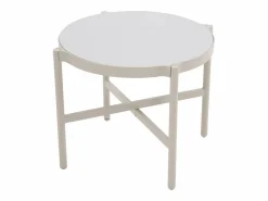 MYLIA Salón de jardín de aluminio 4 plazas - Beige - LOMAM de