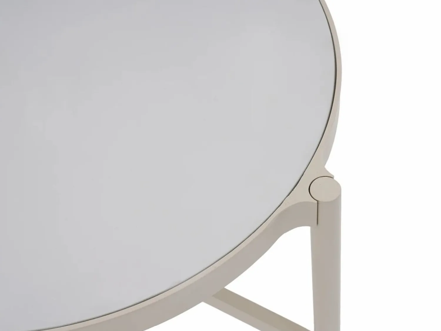 MYLIA Salón de jardín de aluminio 4 plazas - Beige - LOMAM de