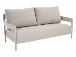 MYLIA Salón de jardín de aluminio 4 plazas - Beige - LOMAM de