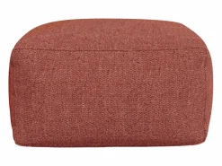 MYLIA Salón de jardín de tela : 1 sofá, 2 sillones y un taburete - NOUMARA de