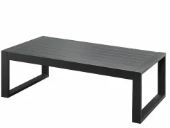 MYLIA Salón jardín sofá rinconera mesa centro Gris - MOLOKAI